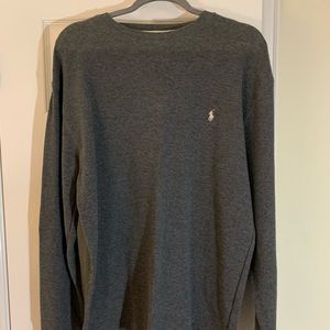 Polo thermal knit shirt